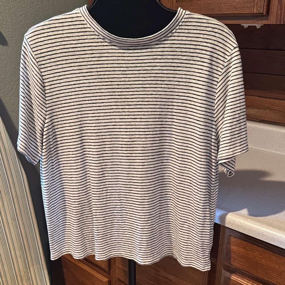Black and White Striped T-Shirt